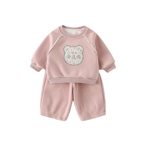 XiaoJinBu Розовый Baby Casual Спортивная Одежда