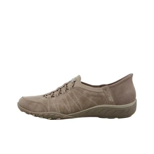 Skechers Breathe Easy Casual Shoes Women's Khaki Skechers Breathe Easy Повседневная обувь Женская Хаки