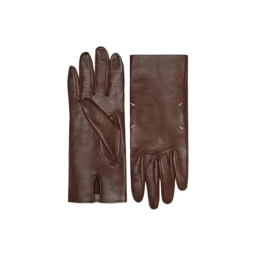 Maison Margiela Овчина Перчатки Женские Коньяк