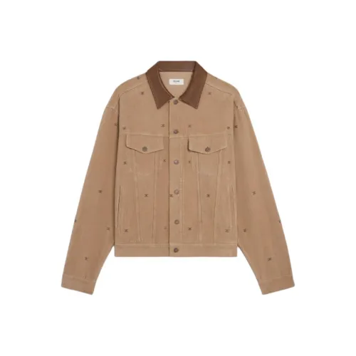 Celine Выстиранный Коричневый Мужские Куртки