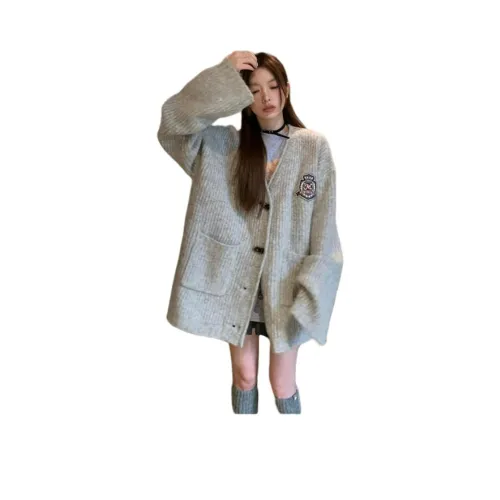 ZCDECO Светло-серый Женский Трикотаж