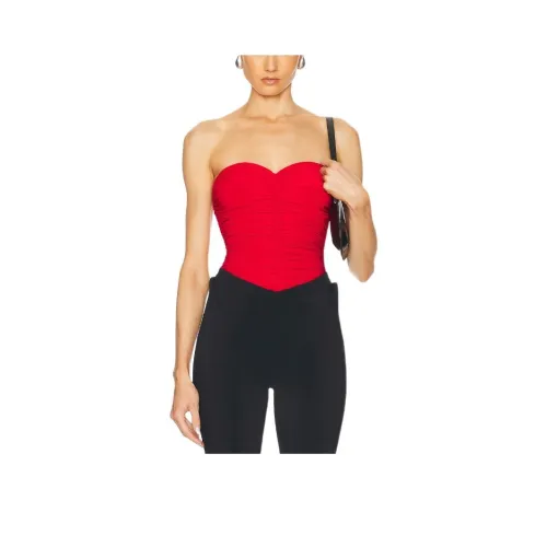 NORMA KAMALI Red Женское боди