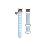 Пыльно-синий и светло-серый, запястье 12-16 см