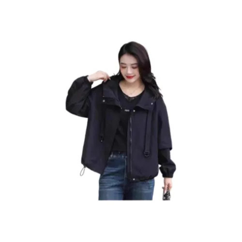 SIXUSICHOU Женская тренч-куртка