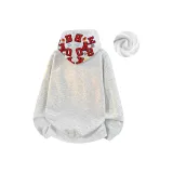 Бело-серый вереск (флисовая подкладка)