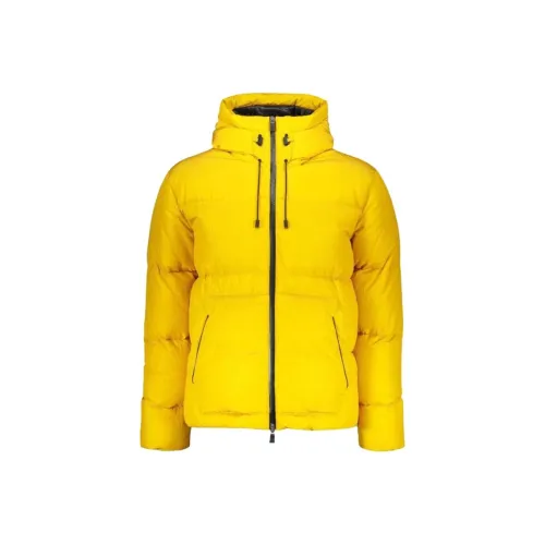HERNO Желтый Мужской Пуховик