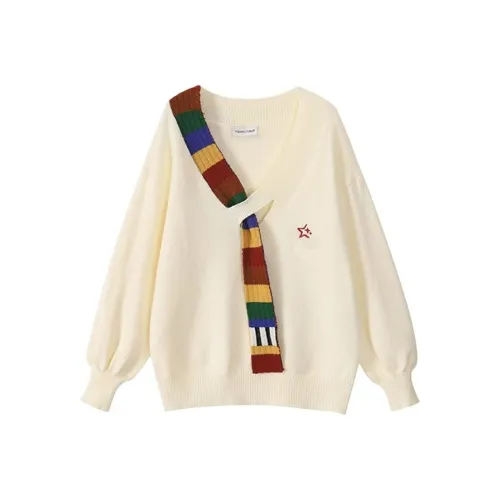 Incolore Экрю Женская Трикотажная Одежда