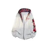 Светлый, серый, красный, клетка