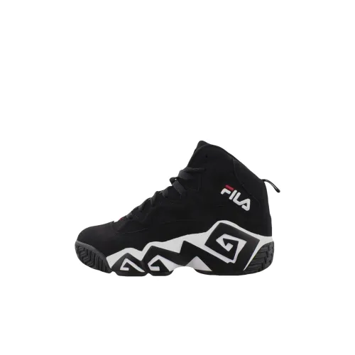 FILA MB MID Топ Баскетбольные кроссовки Черный Белый Детский