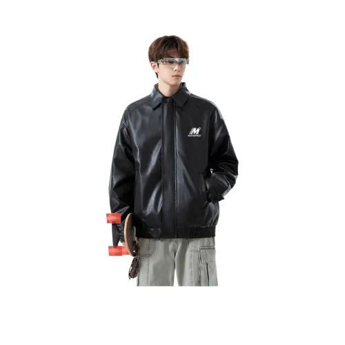 MM Унисекс Кожаные куртки
