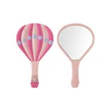 Горячий воздух, воздушный шар, зеркальце, розовый
