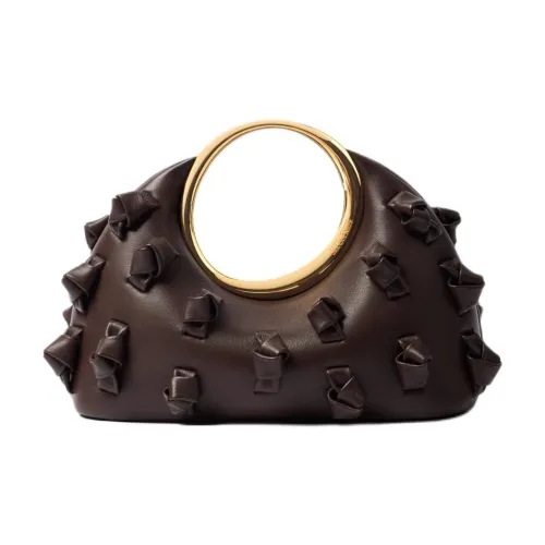 Jacquemus Lambskin Ring Bag Mini Women's Midnight Brown