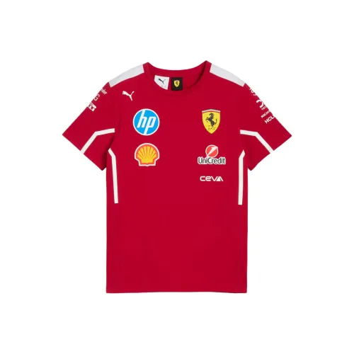 PUMA Scuderia Ferrari T-Shirt HP 2025 Team Детский
