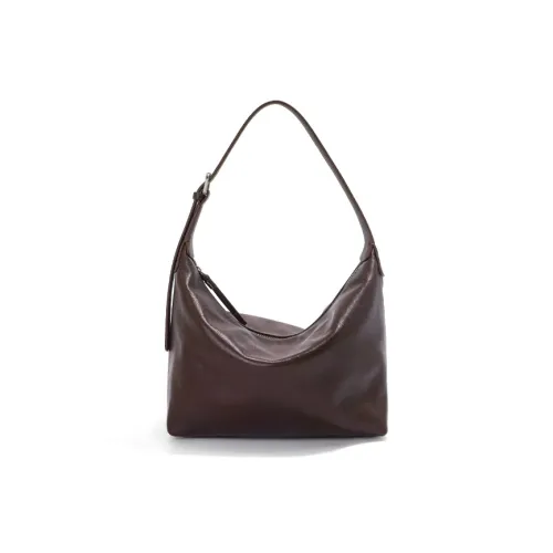 MYTANNER Растительное дубление крупнозернистая текстура кожа сумка через плечо стандартная женская черный кофейный