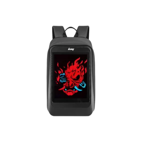 LOY Нейлон Рюкзак Унисекс Черный