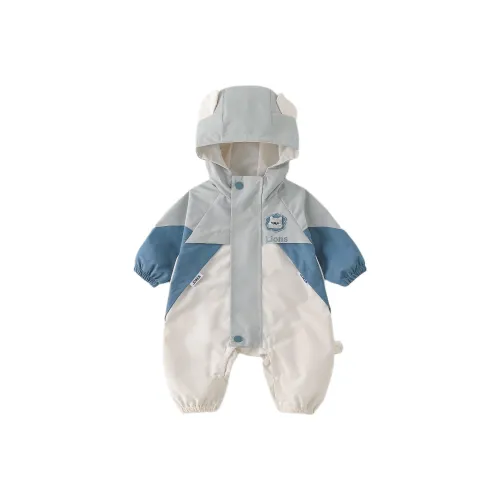 XiaoJinBu Blue Baby Комбинезоны Ползунки