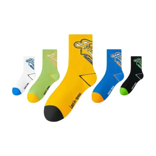 MIIOW Весенние и Осенние носки до щиколотки мужские упаковка из 5 пар