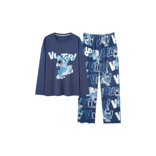 QIAONITONG Изображение Цвет Мужской Пижамный Комплект