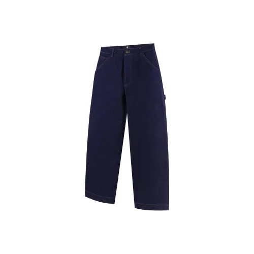 PUBLIC RADIO Темно-синий Мужские Джинсы