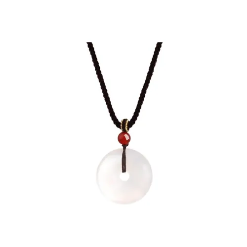 Chongqing Gold Store Цветное стекло Нефритовые ожерелья Унисекс