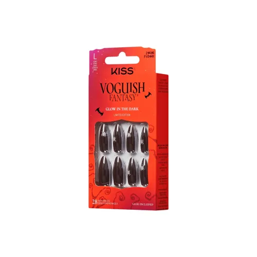 KISS NEW YORK Cosmic Регион False Nail Миндаль Темный шоколад Градиентный Однотонный 28 шт