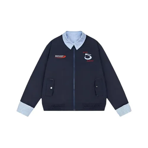 XIAOLIZI Темно-синие унисекс куртки