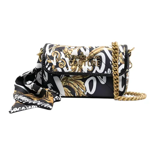 VERSACE JEANS COUTURE Полиэстер Кроссбоди Сумка через плечо Стандартная Женская Черная