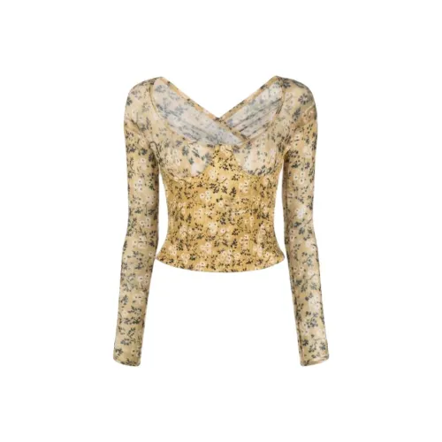 KNWLS Желтые Женские T-рубашки