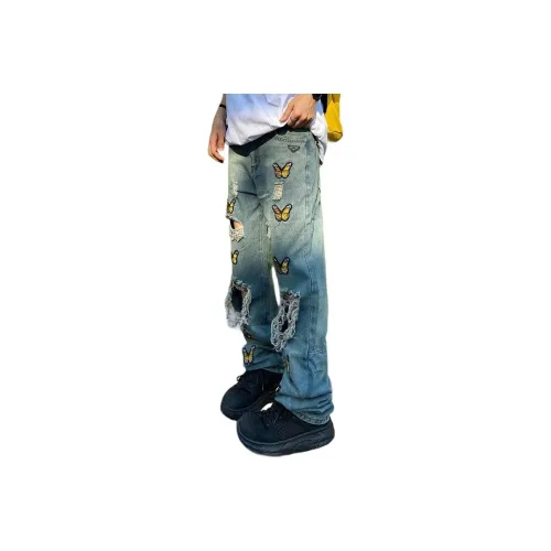 PWUE Синий Унисекс Джинсы