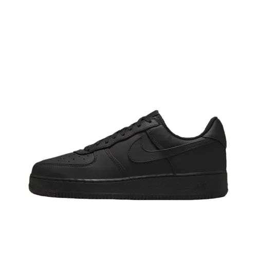 Nike Air Force 1 Low Топ Скейтборд Кроссовки Унисекс Черный