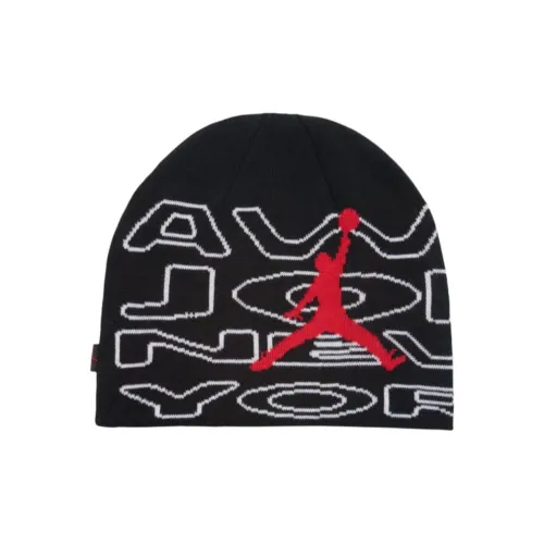 Jordan x Awake NY Шапки-бини из акрилового волокна Унисекс Черный Белый Университетский красный
