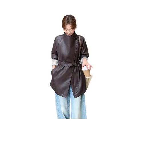 MEXICAN Кофе Женские Кожаные куртки