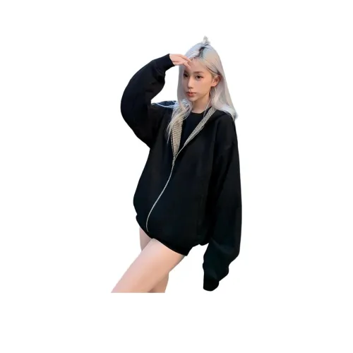 MEIPIN TANG Черный Унисекс Свитшоты