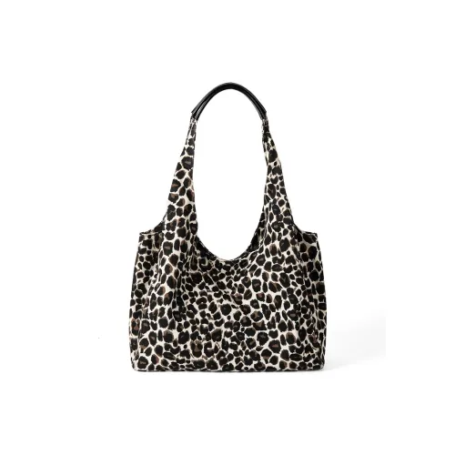 HAWA Полиэстер с ПУ (полиуретан) Сумка через плечо Стандартная Женская Коричневый Белый