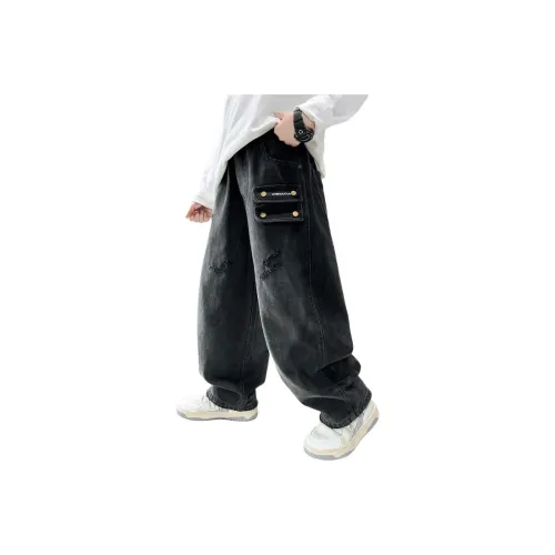 CAMKIDS Черные Джинсы для школьников