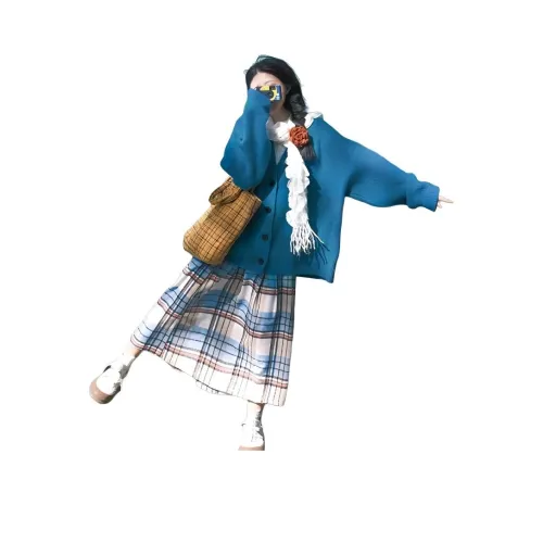 SKYA Синий Женские Комплекты с Юбкой