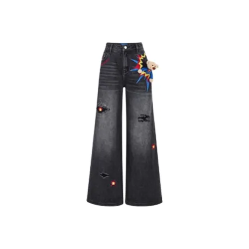 13 DEMARZO x Супермен Джинсы Женские