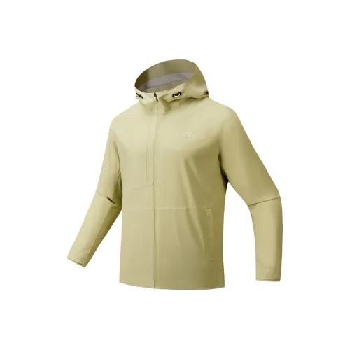 ANTA Outdoor Collection Водонепроницаемый Ветровка Мужской Paulownia Цветочный дизайн Желтый зеленый