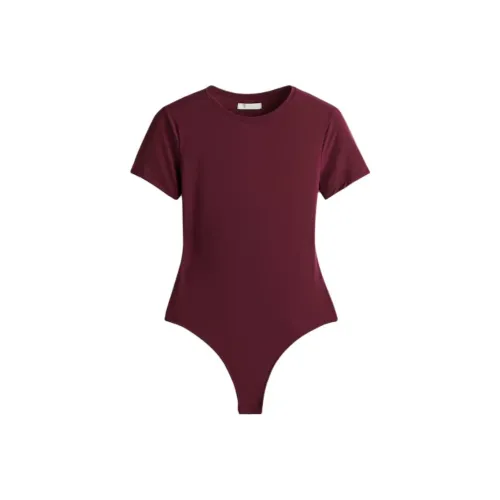 H M Бургунди Женское боди