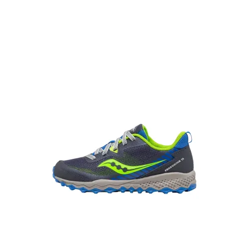 Saucony Peregrine Falcon 11 Low Топ Беговые кроссовки Синий Детский