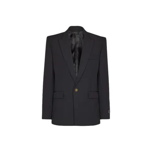 BALMAIN Мужские черные куртки