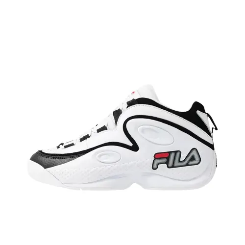 FILA Grant Hill 3 Винтажные баскетбольные кроссовки Мужские Белый Черный