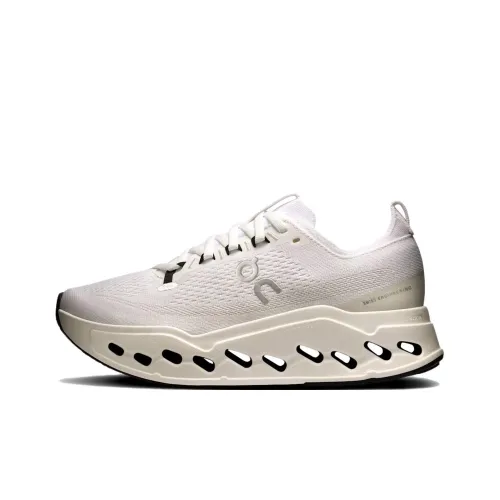 On Cloudsurfer Ma Дышащая Поддерживающая Беговая Обувь Женская Белая