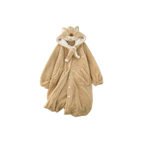 MEIJIAO Little Lion Sleep Robe Женские Банные халаты
