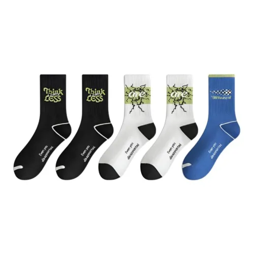 MIIOW Осенние и зимние носки Crew для мужчин упаковка из 5 пар