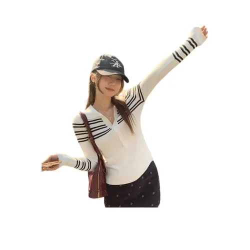 Garbege Белый Трикотаж Женский Трикотаж