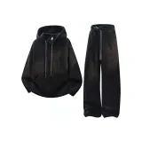 Чёрный (Топ + Брюки)