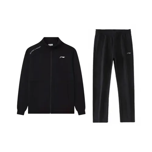 Лайнер Повседневная Спортивная Одежда Унисекс Черный + Черный