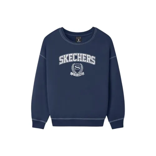 Skechers Морской Синий 002Z Унисекс Свитшоты