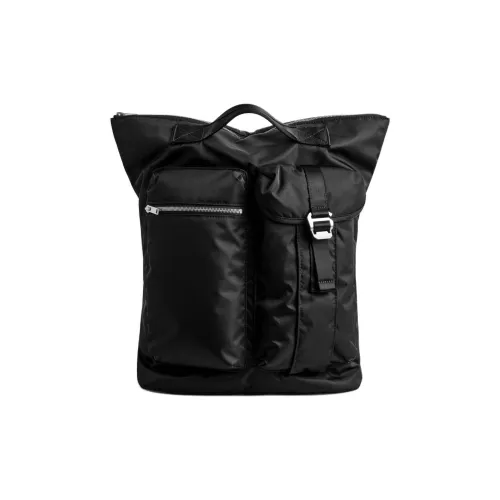 COS Полиамид Рюкзак Средний Мужской Черный